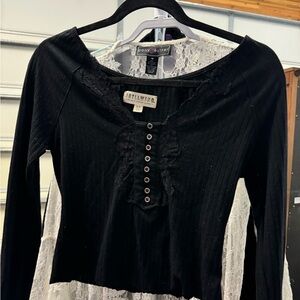 Idylwind size s black blouse